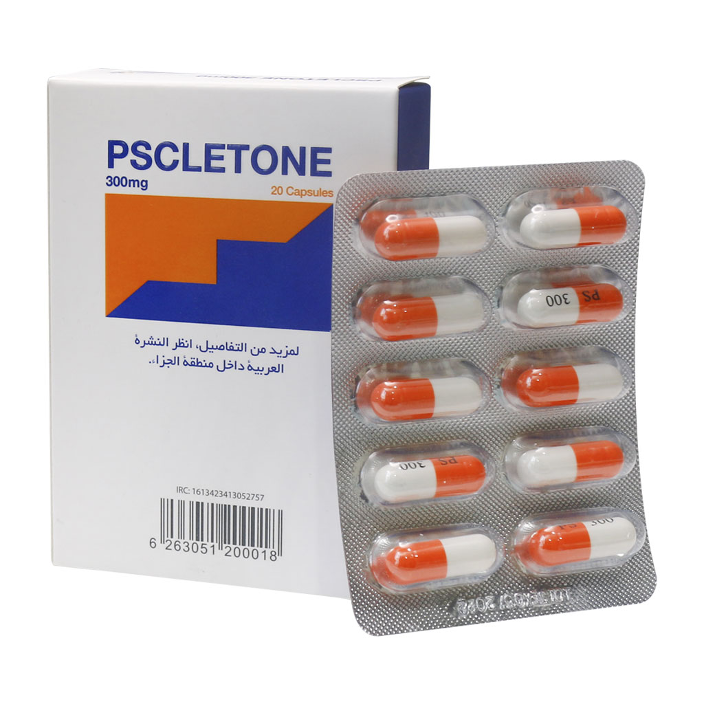 کپسول پی اسکلتون 300 میلی گرم دارو پژوهان 20 عددی