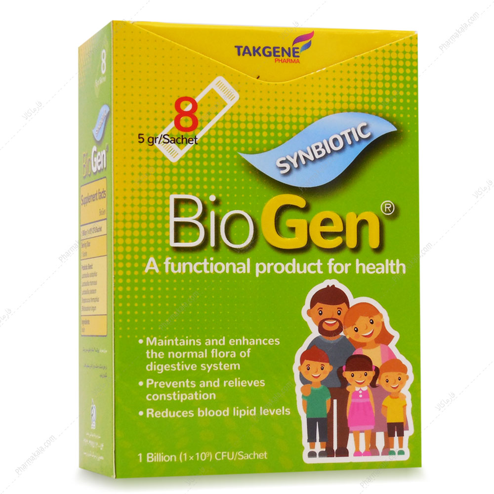 ساشه بایوژن تک ژن فارما 8 ساشه
