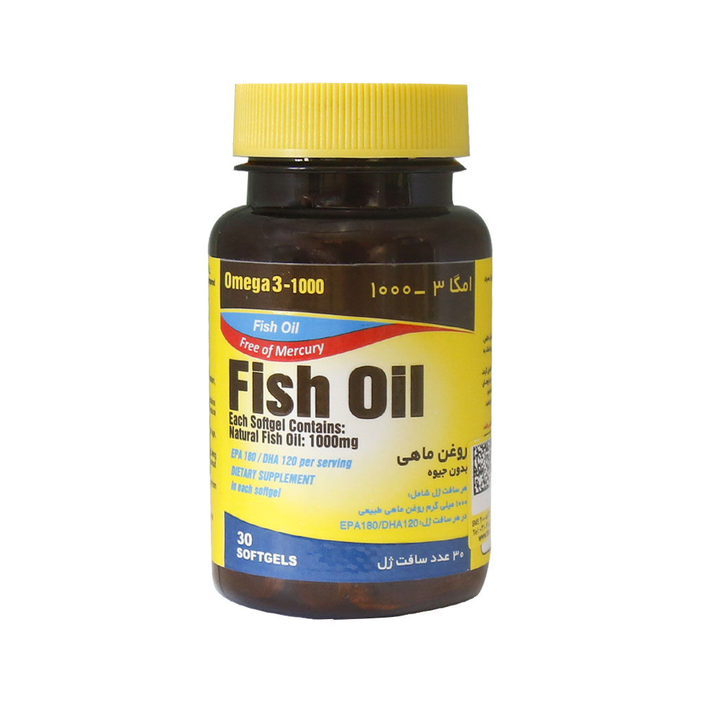 کپسول ژلاتینی امگا 3 یاس کویر میبد 30 عدد