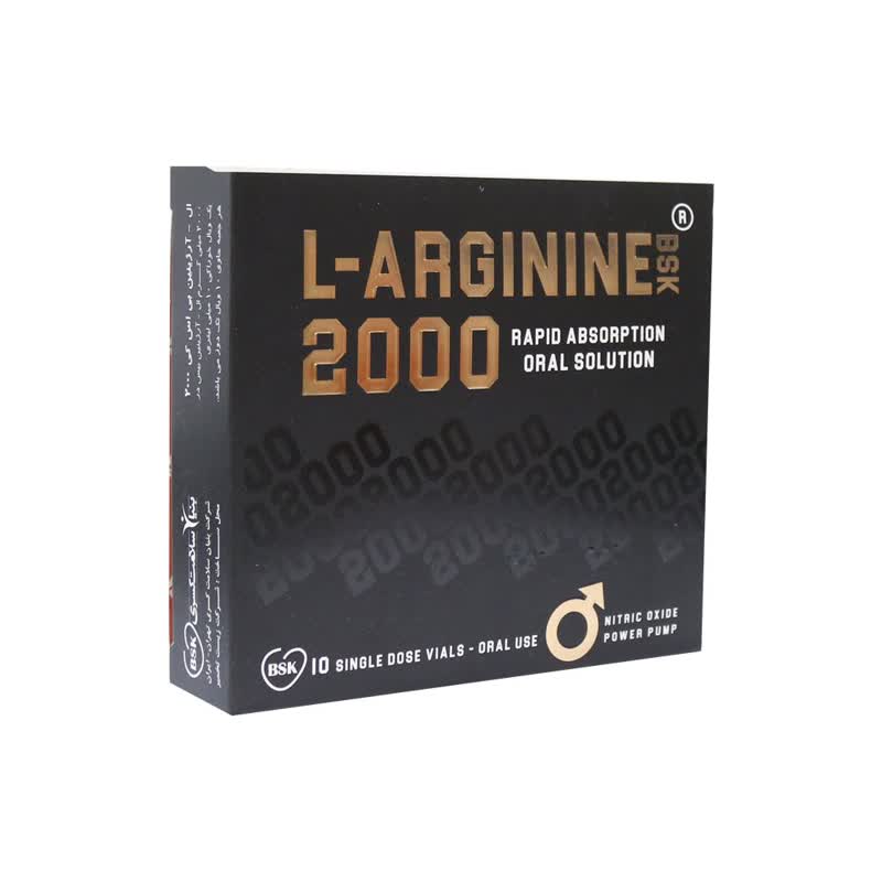 ویال خوراکی ال آرژینین 2000 بی اس کی 10 عدد