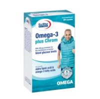 کپسول ژلاتینی امگا ۳ پلاس کروم یوروویتال ۳۰ عددی